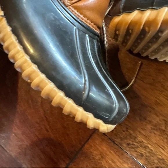 Sporto Sz 8 M Women's Duck Boot Brown Arianna The Original Waterproof Flannel - Picture 3 of 6